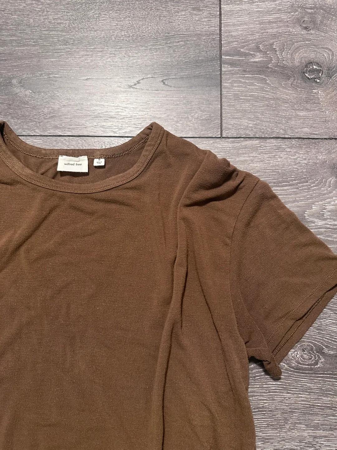 Aritzia Wilfred Free Brown Top - Size M thumbnail