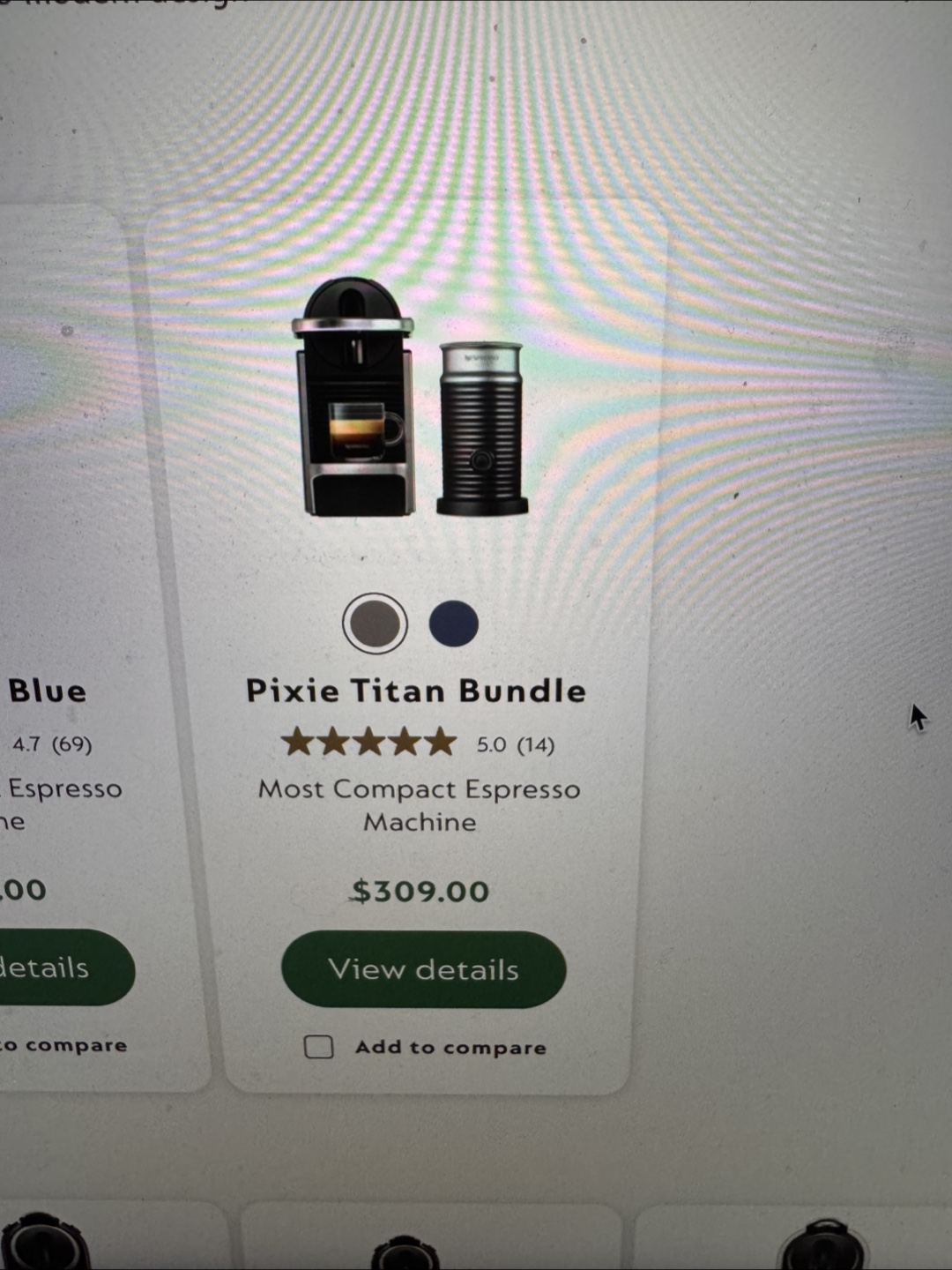Nespresso Pixie Titan Bundle - Like New! - photo 2