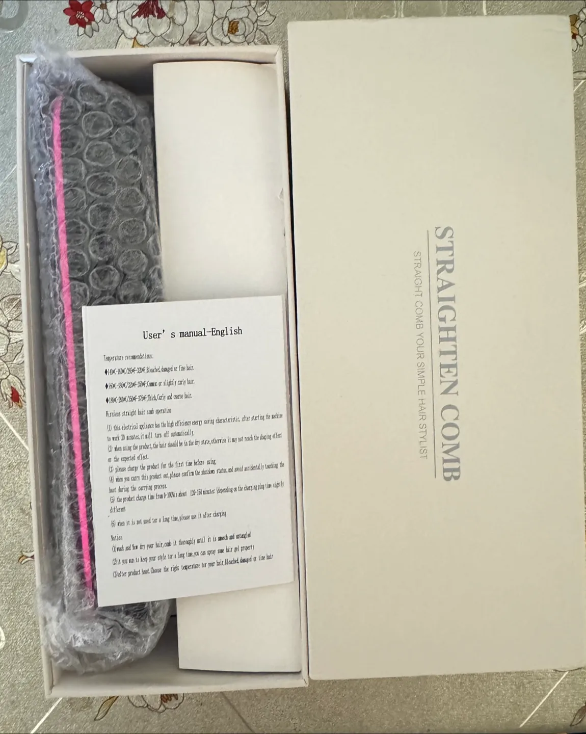 BNIB Straightening Comb thumbnail