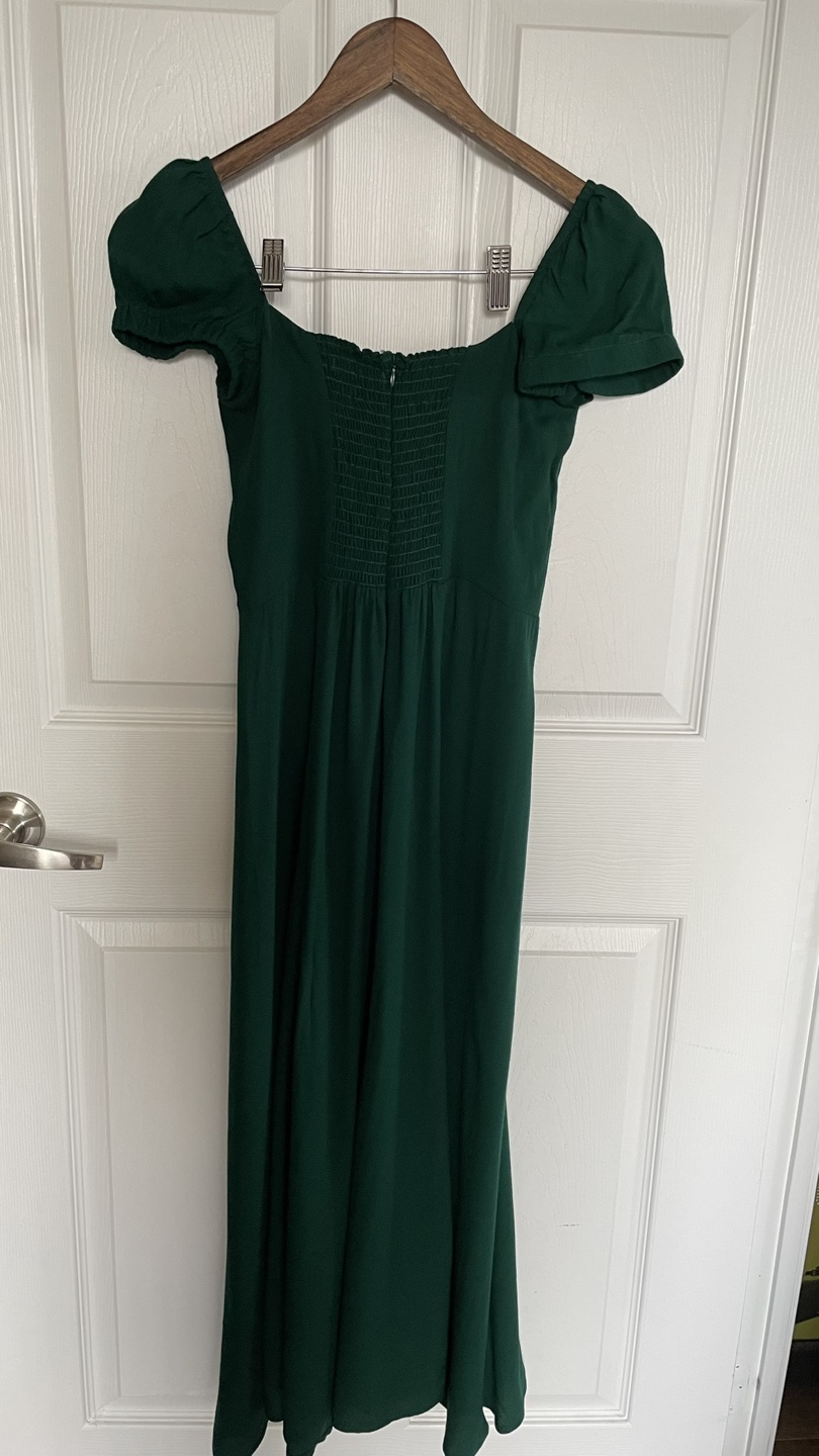 Reformation Green Midi Dress - photo 3