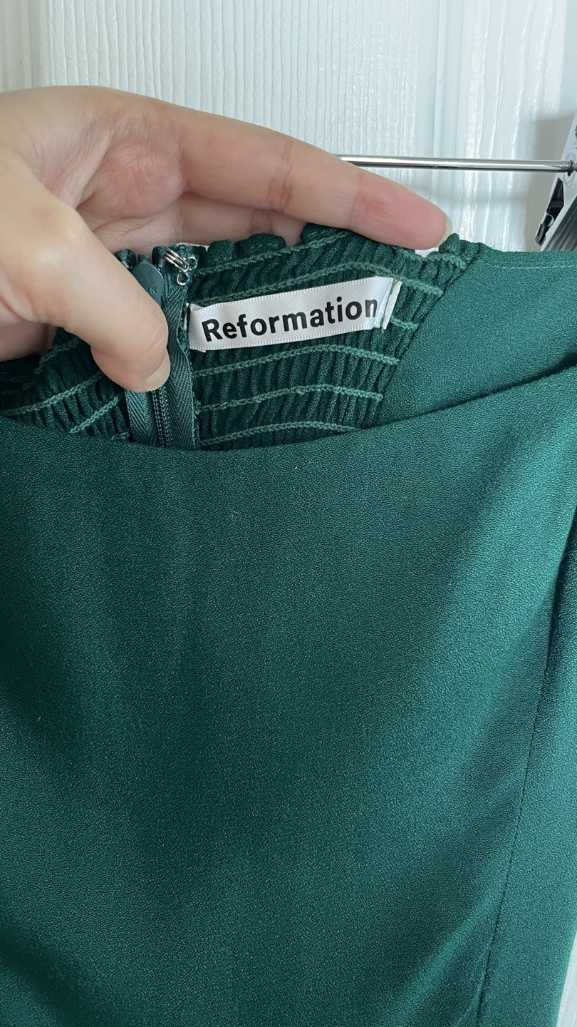 Reformation Green Midi Dress - photo 5