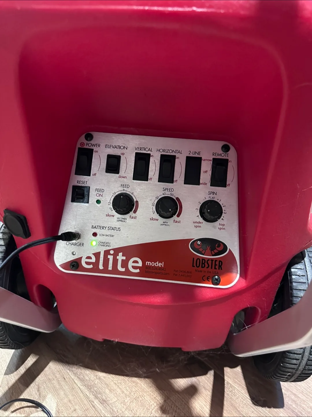 Lobster Elite Tennis Ball Machine image indicator(5)