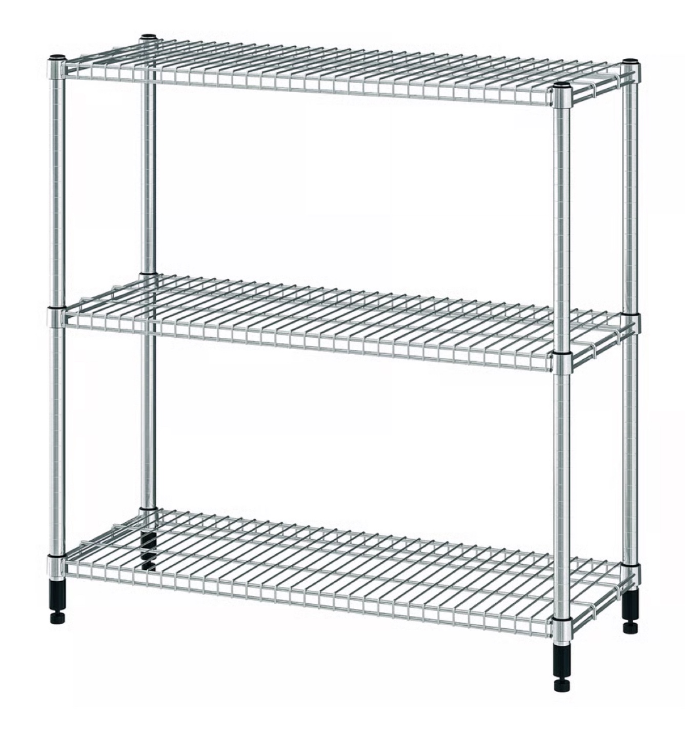 3-Tier Metal Shelving Unit - photo 5