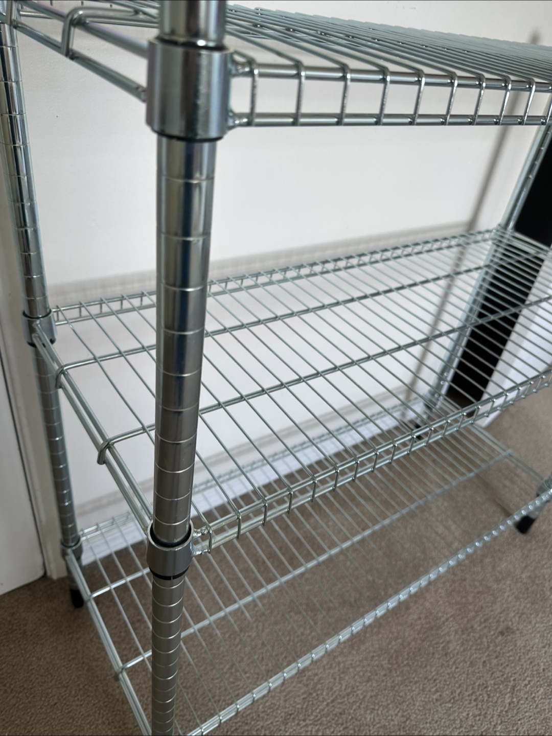 3-Tier Metal Shelving Unit - photo 2