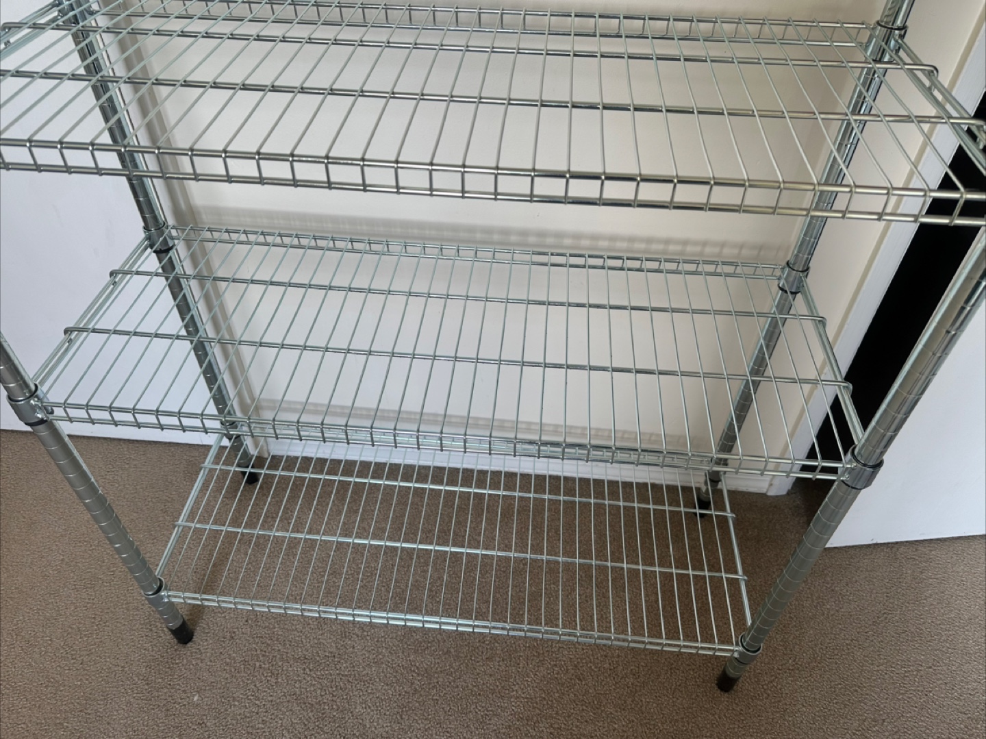 3-Tier Metal Shelving Unit - photo 3