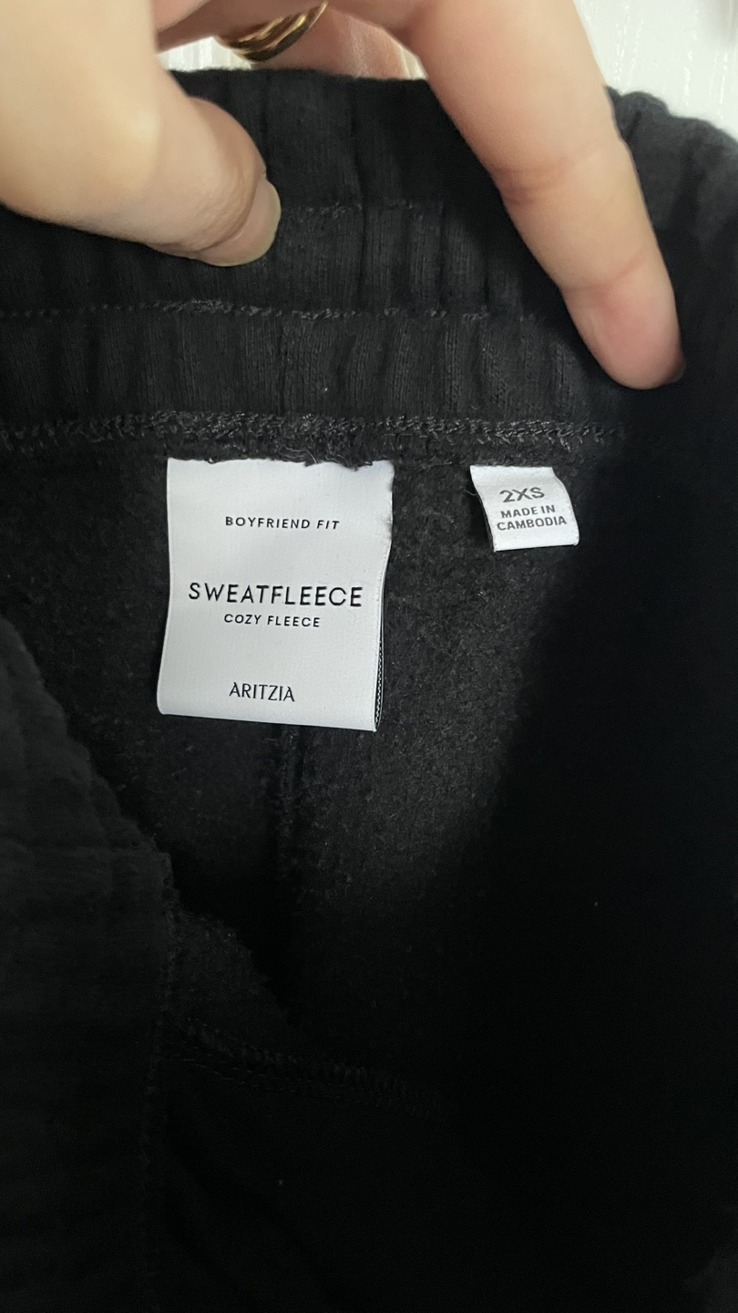 Aritzia Sweatfleece Boyfriend Fit Pants - 2XS - photo 3