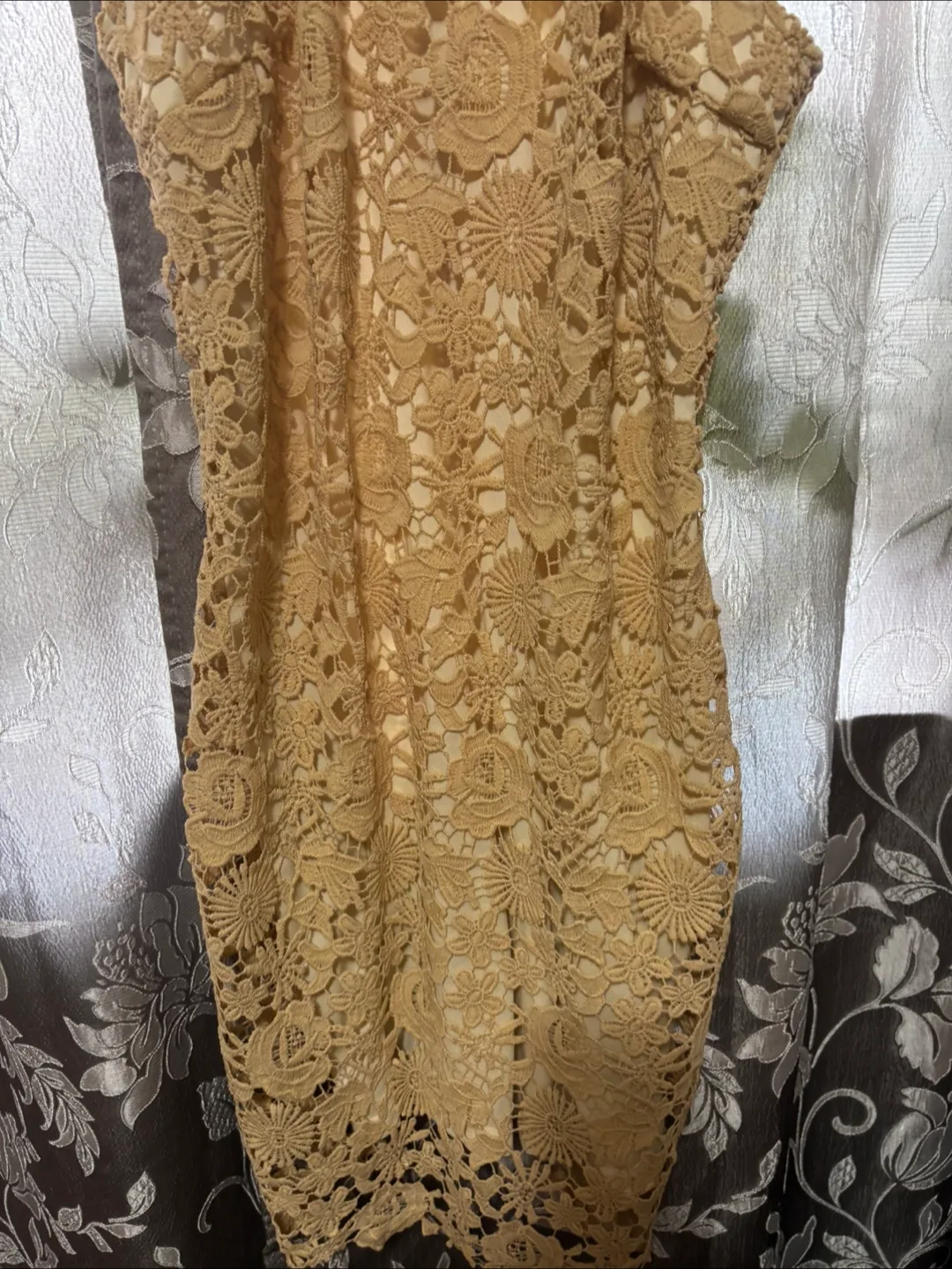 Lace Beige Dress thumbnail