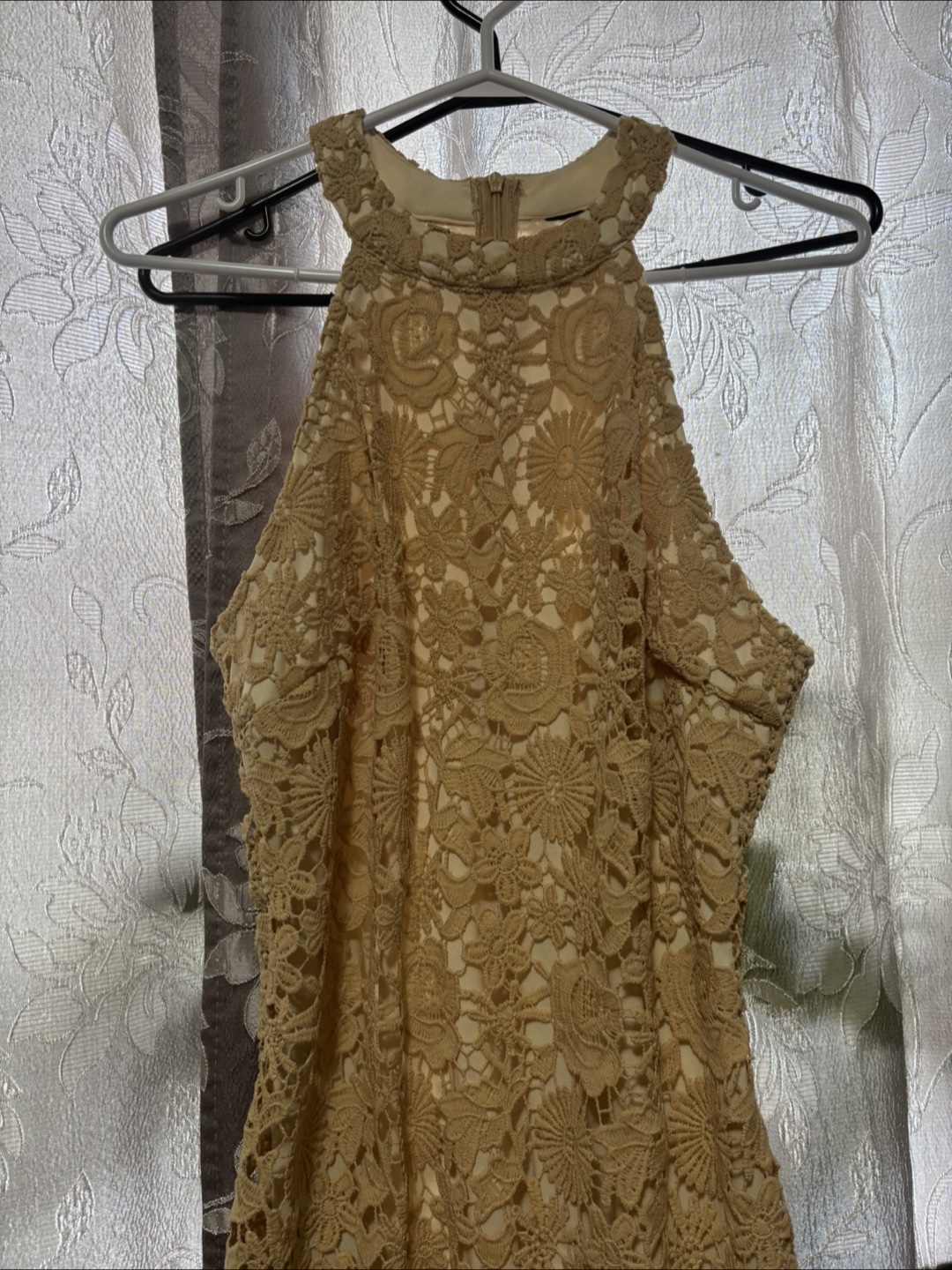 Lace Beige Dress - photo 3