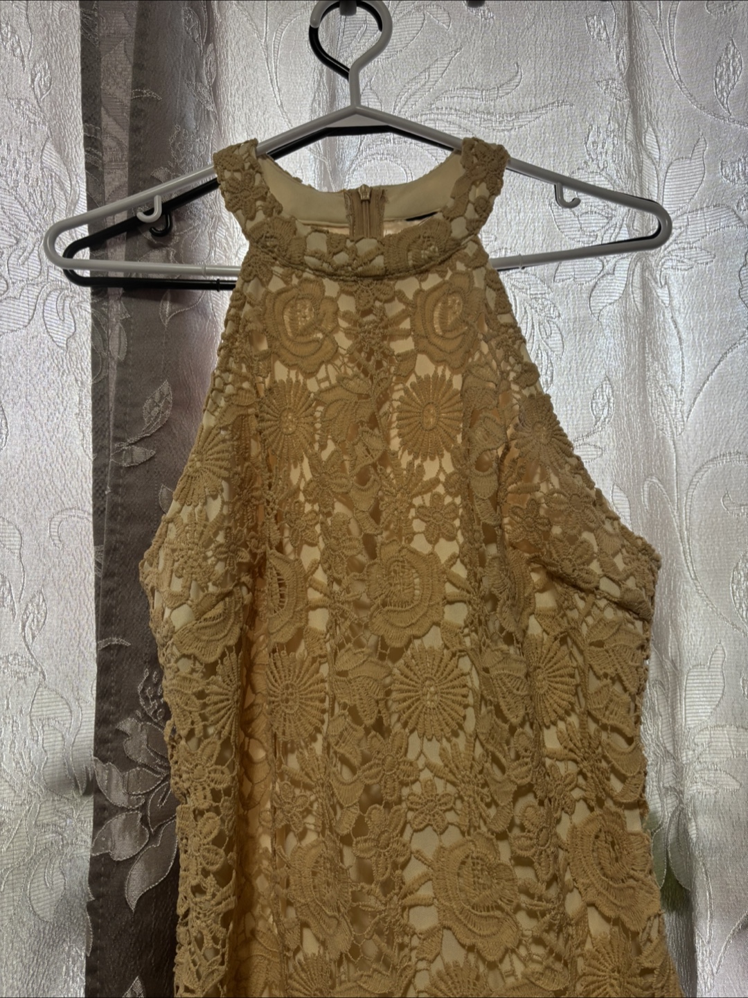 Lace Beige Dress - photo 2