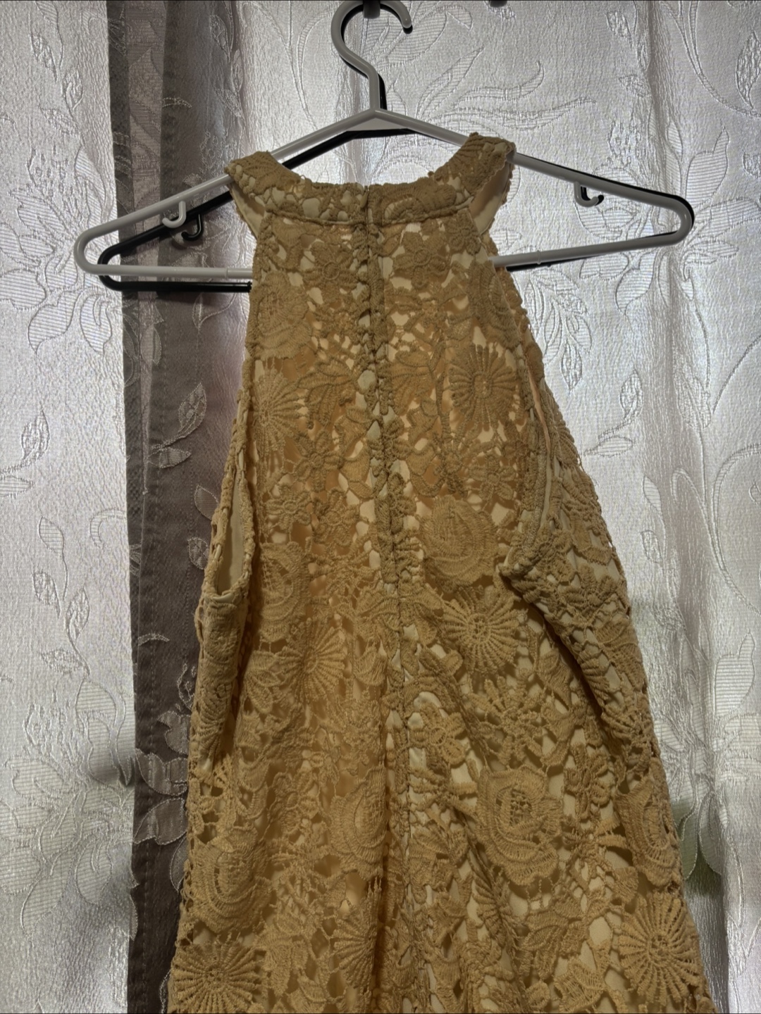 Lace Beige Dress - photo 4