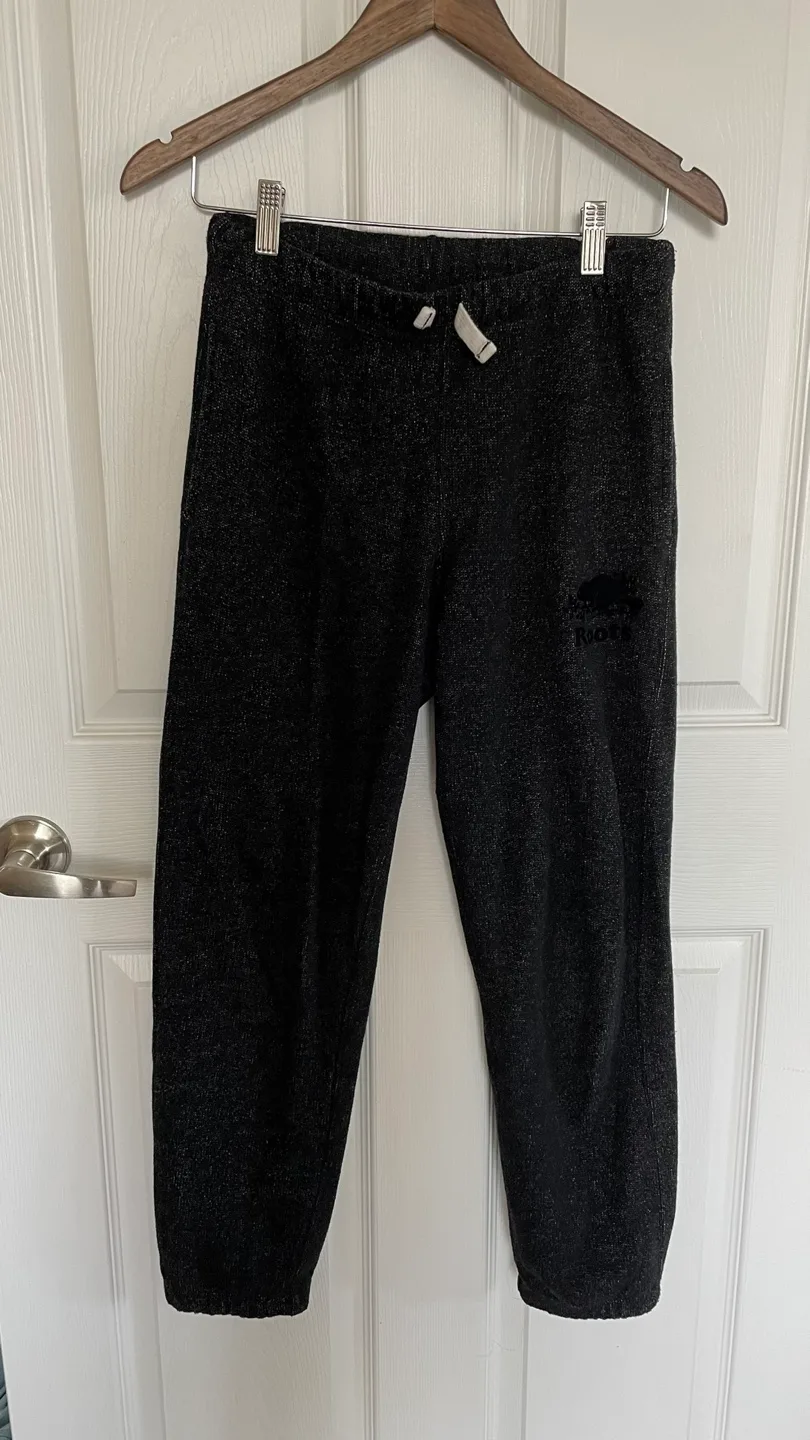 Roots Kids Black Pants - Size 12 thumbnail
