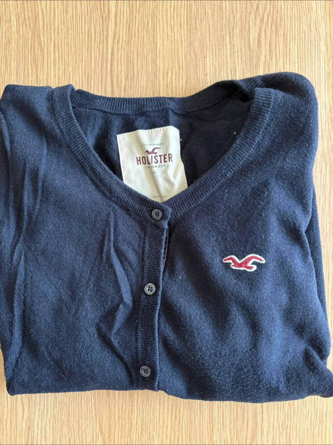 Hollister Navy Cardigan image indicator(3)