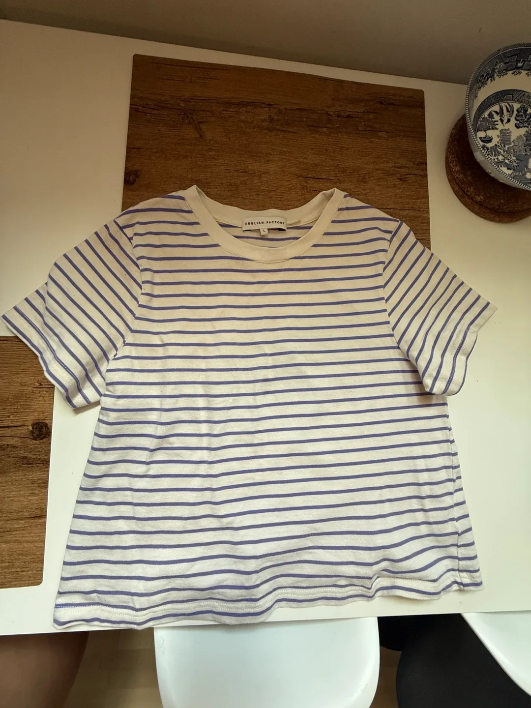 English Factory Striped Tee - fits M but saysSize L image indicator(3)