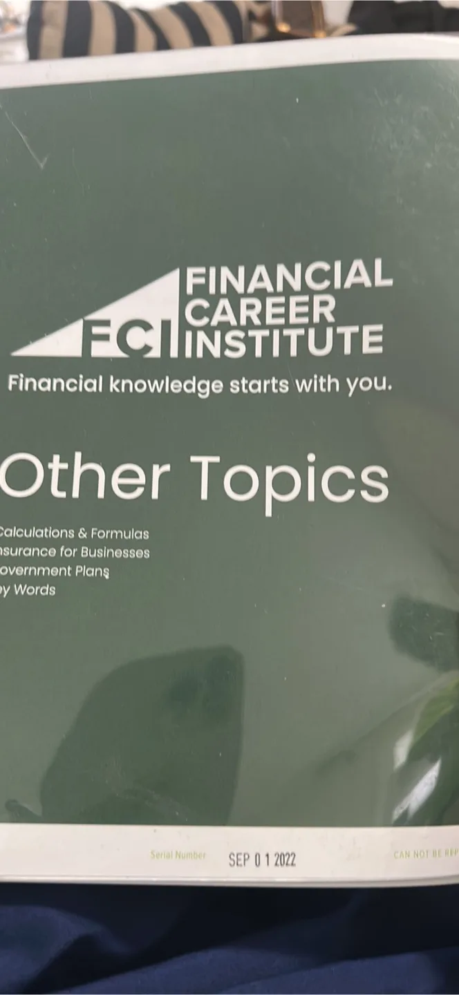 Financial Career Institute Book thumbnail