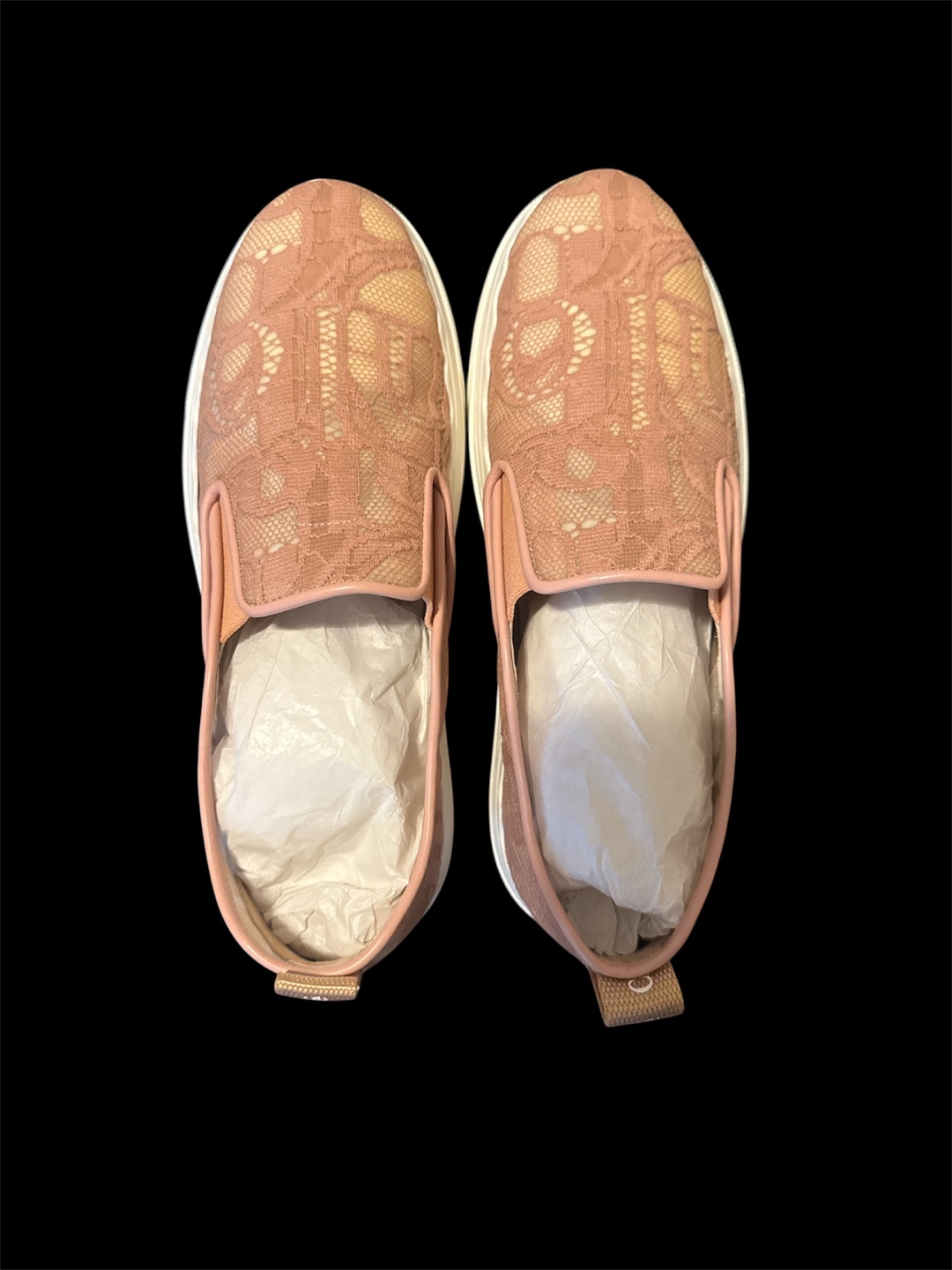 Chloé Lace Slip-On Sneakers