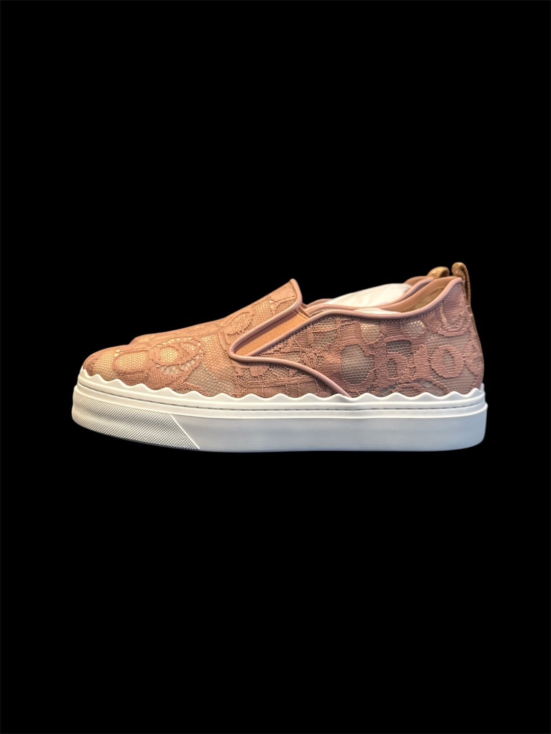 Chloé Lace Slip-On Sneakers - photo 2