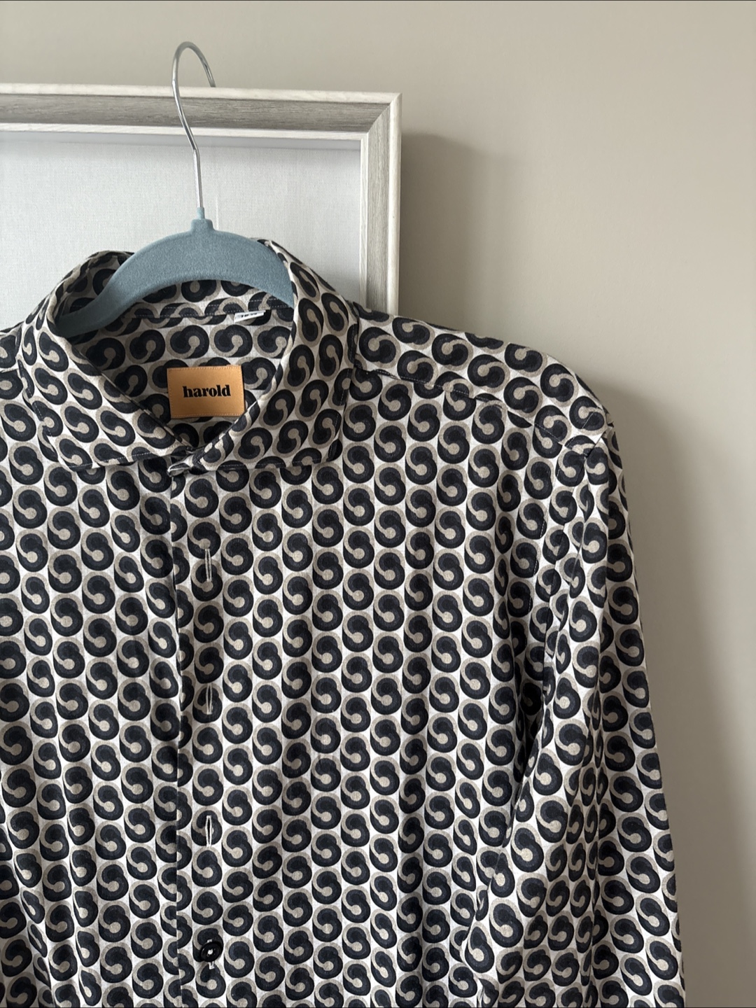 Harold Long Sleeve Patterned Shirt - photo 2