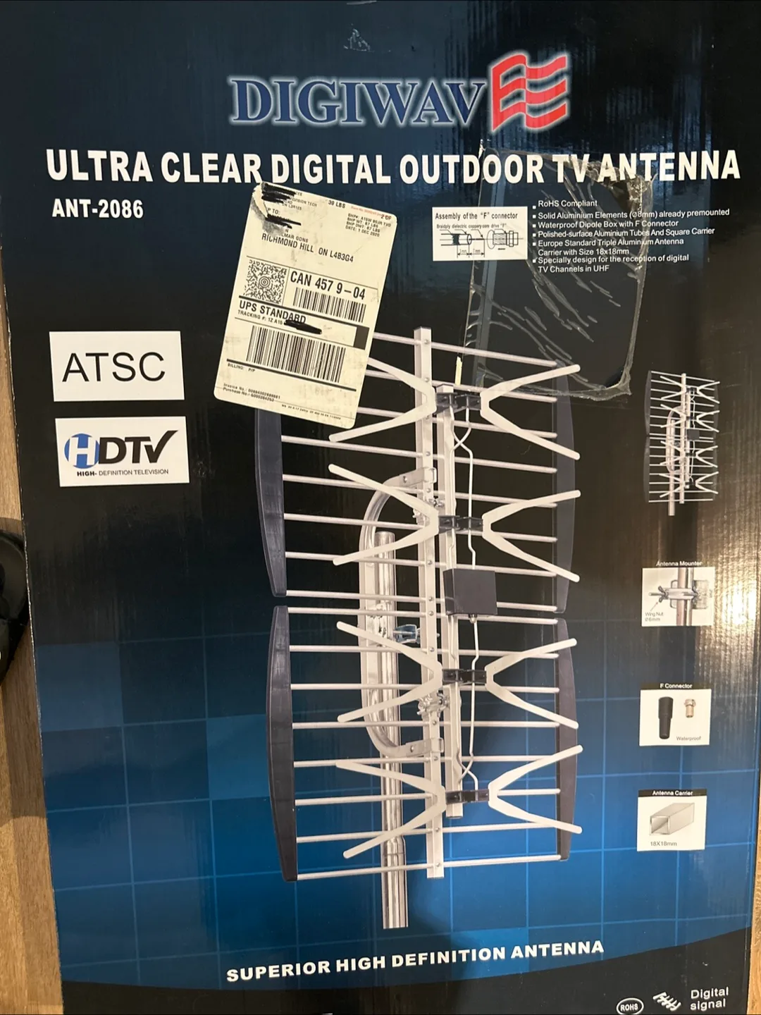 Digiwave Ultra Clear Digital Outdoor TV Antenna ANT-2086 image indicator(3)