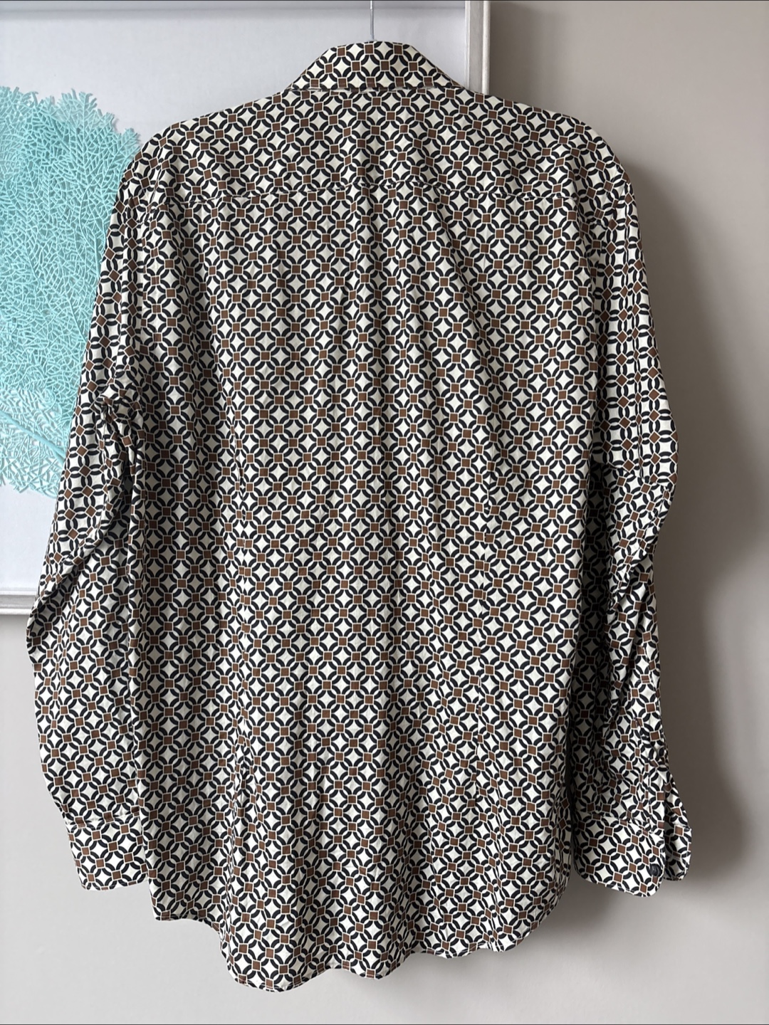 Harold Men's Patterned Button-Up Shirt - Size 16 1/2 - photo 3