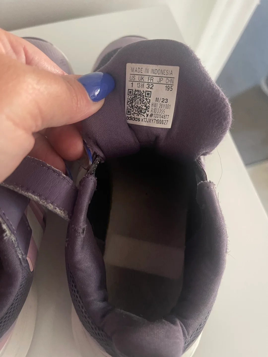 Adidas Kids' Cloudfoam Running Shoes - Size 1 image indicator(4)