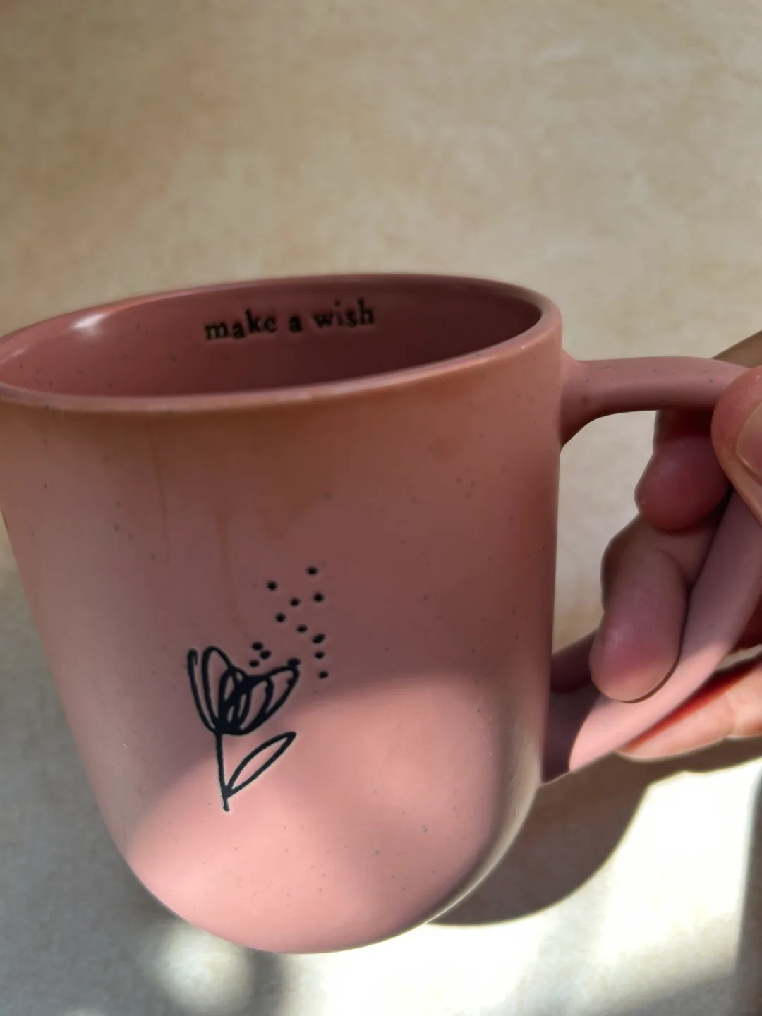 MRKT Finds 'Make a Wish' Pink Mug thumbnail