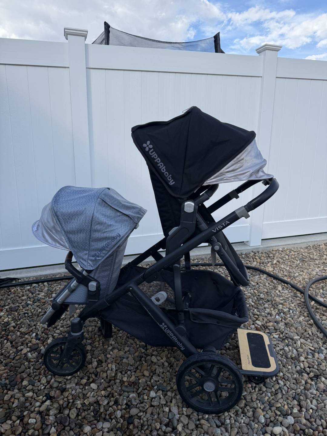 UPPAbaby Vista Stroller Includes RumbleSeat and Piggyback board