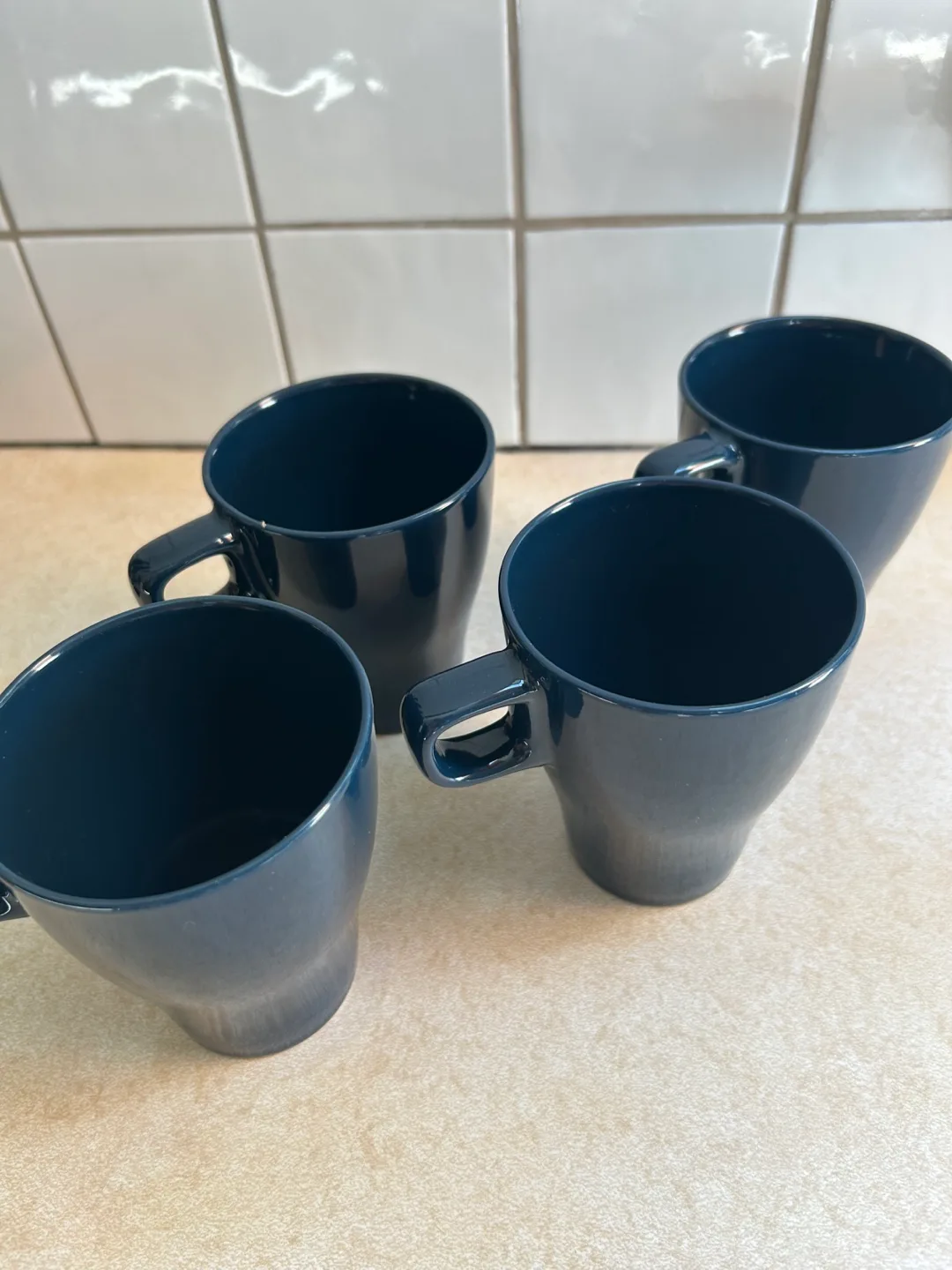 IKEA Blue Mugs - Set of 4 thumbnail