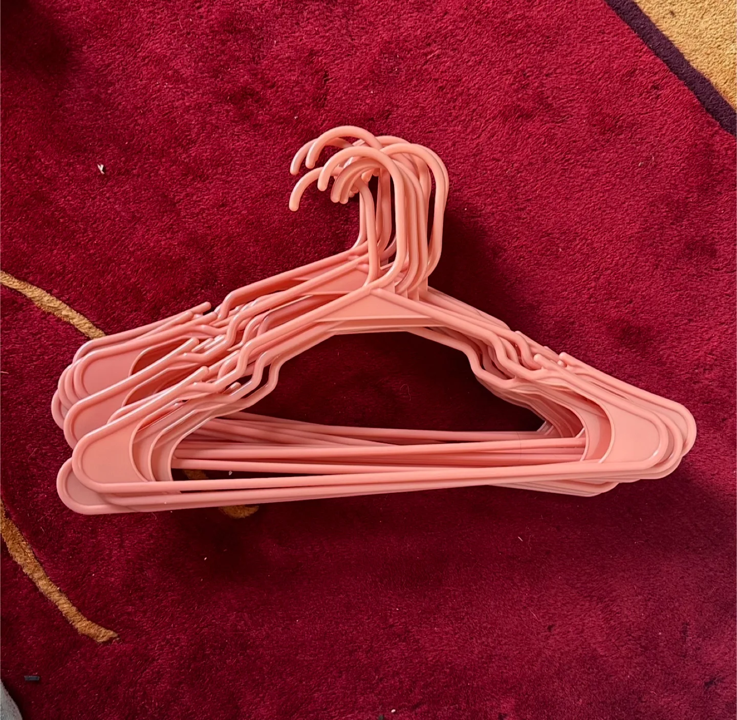 Plastic Clothes Hangers - Peach thumbnail