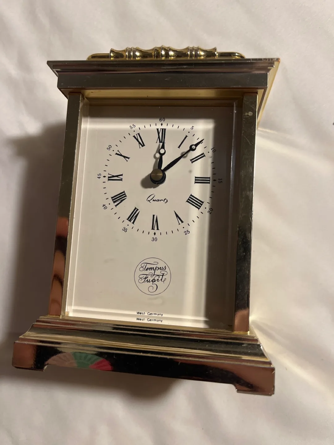 Tempus Fugit Quartz Clock - West Germany thumbnail