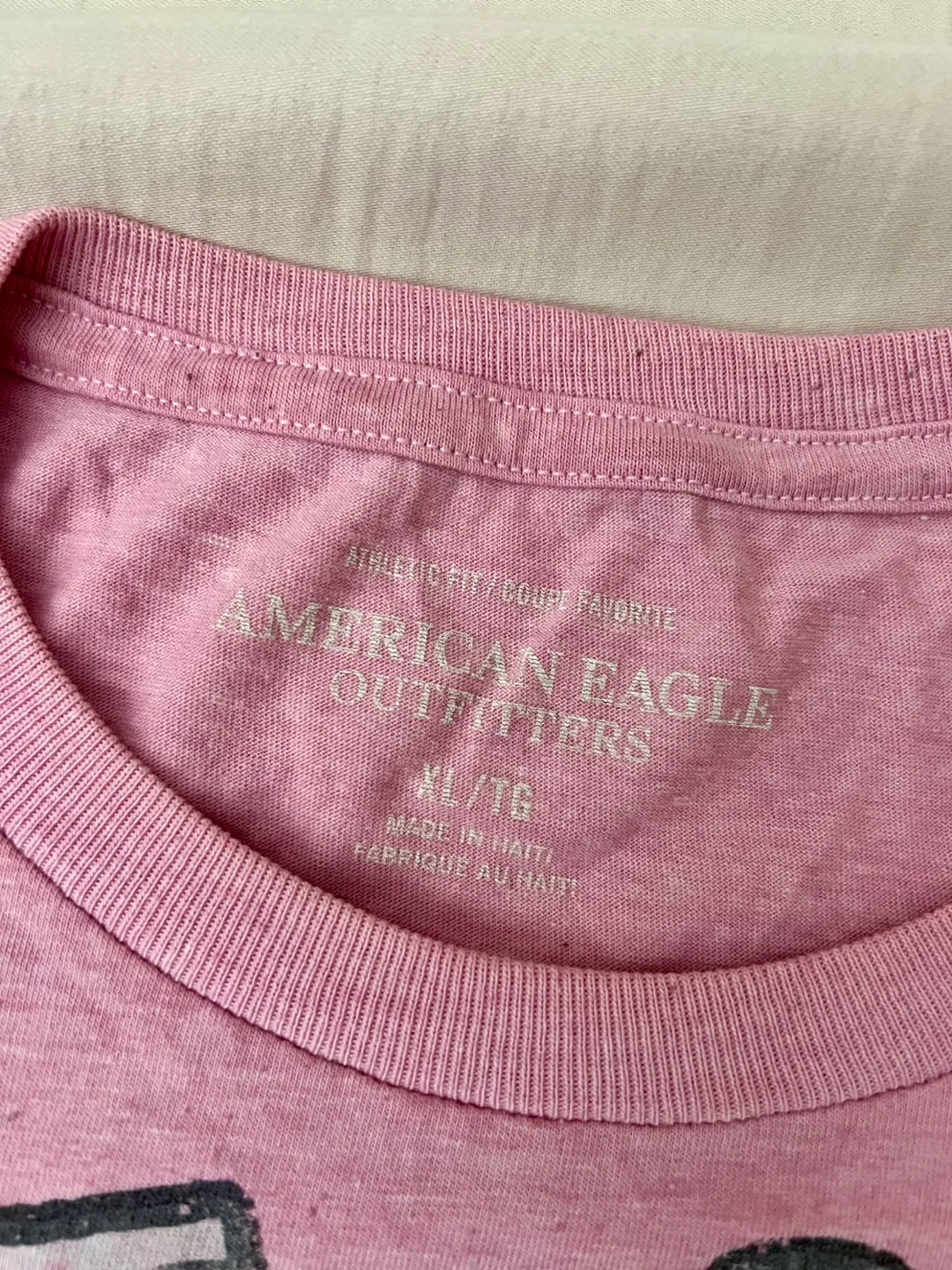 American Eagle Outfitters Pink T-Shirt - XL image indicator(2)