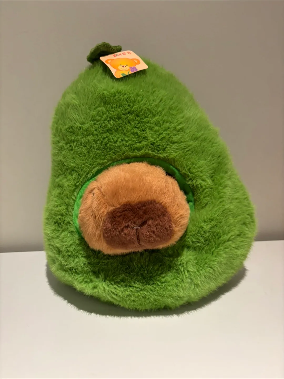 40 cm Avocado Stuffed Capybara Plush Toy thumbnail