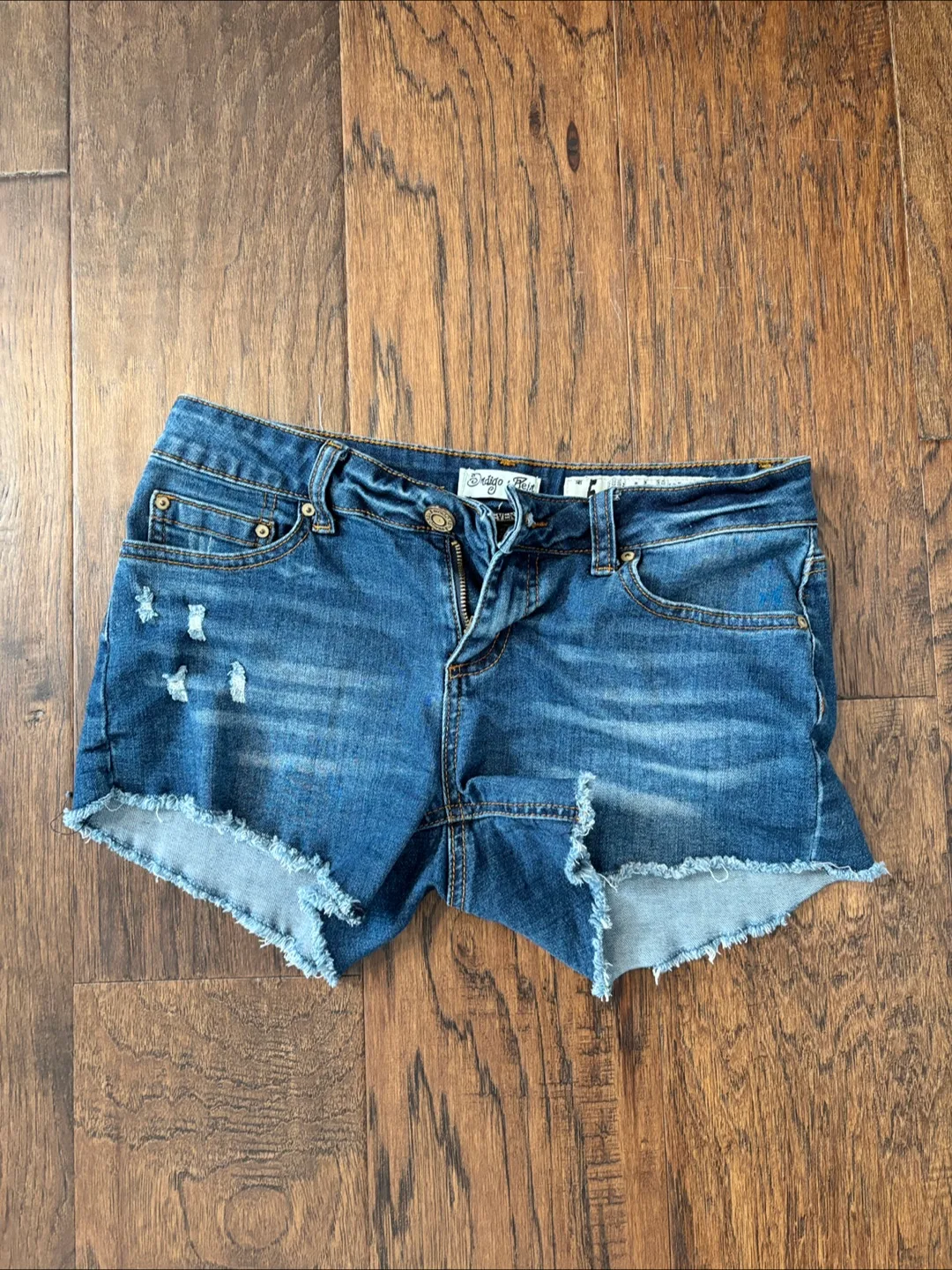 Indigo Rein Denim Shorts - Size 5 thumbnail