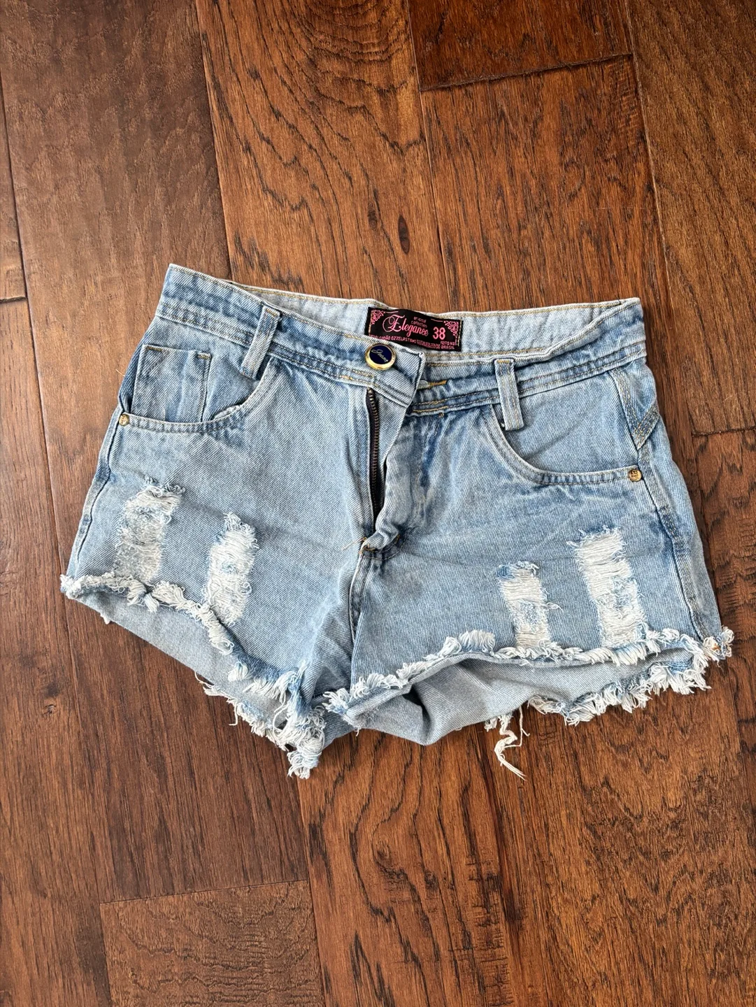 Elegance Denim Shorts - Size 38 thumbnail