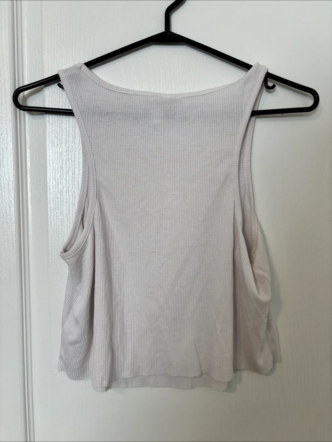 Ribbed Tank Top - White thumbnail