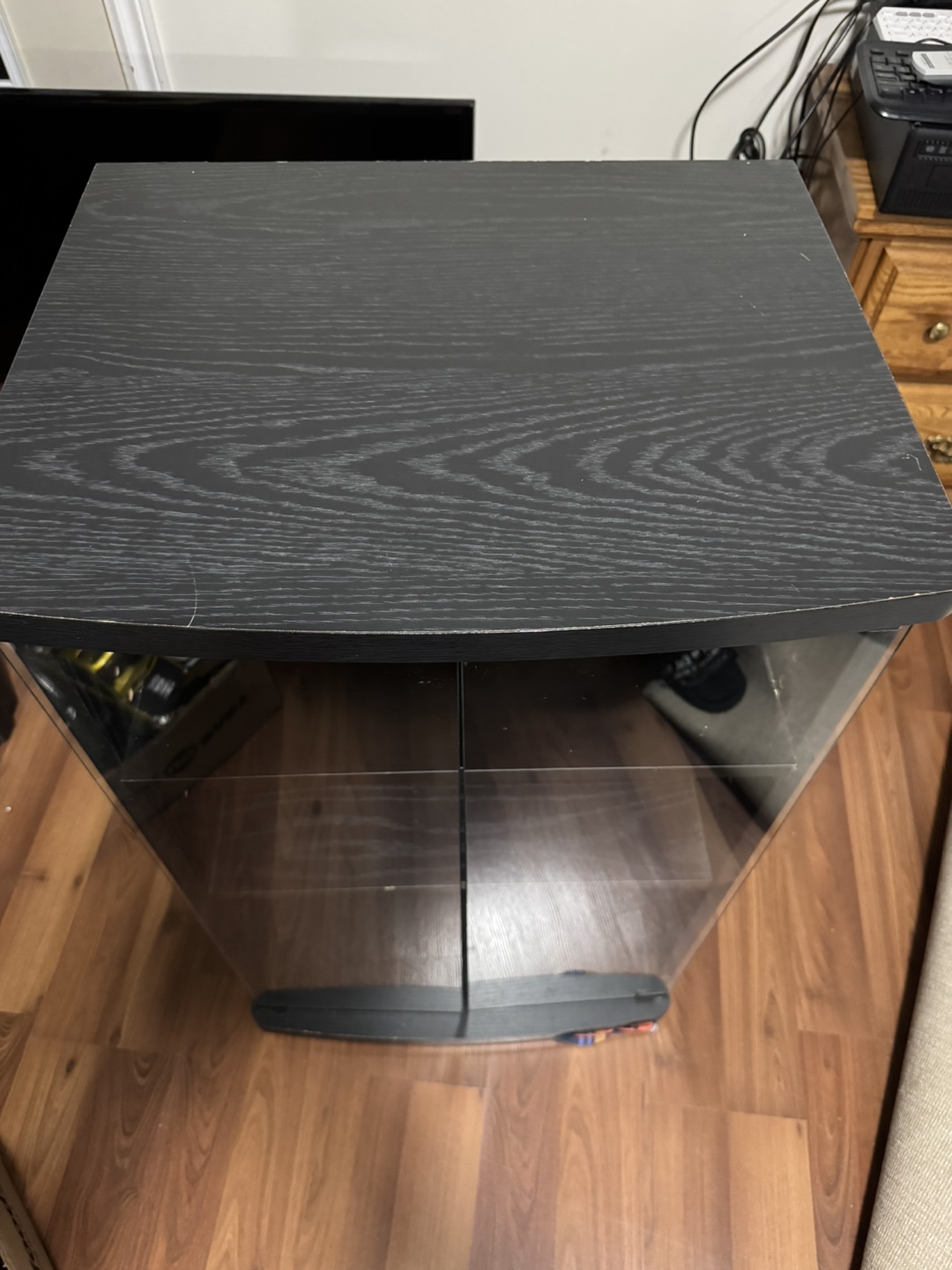 Black Glass Display Cabinet - photo 2