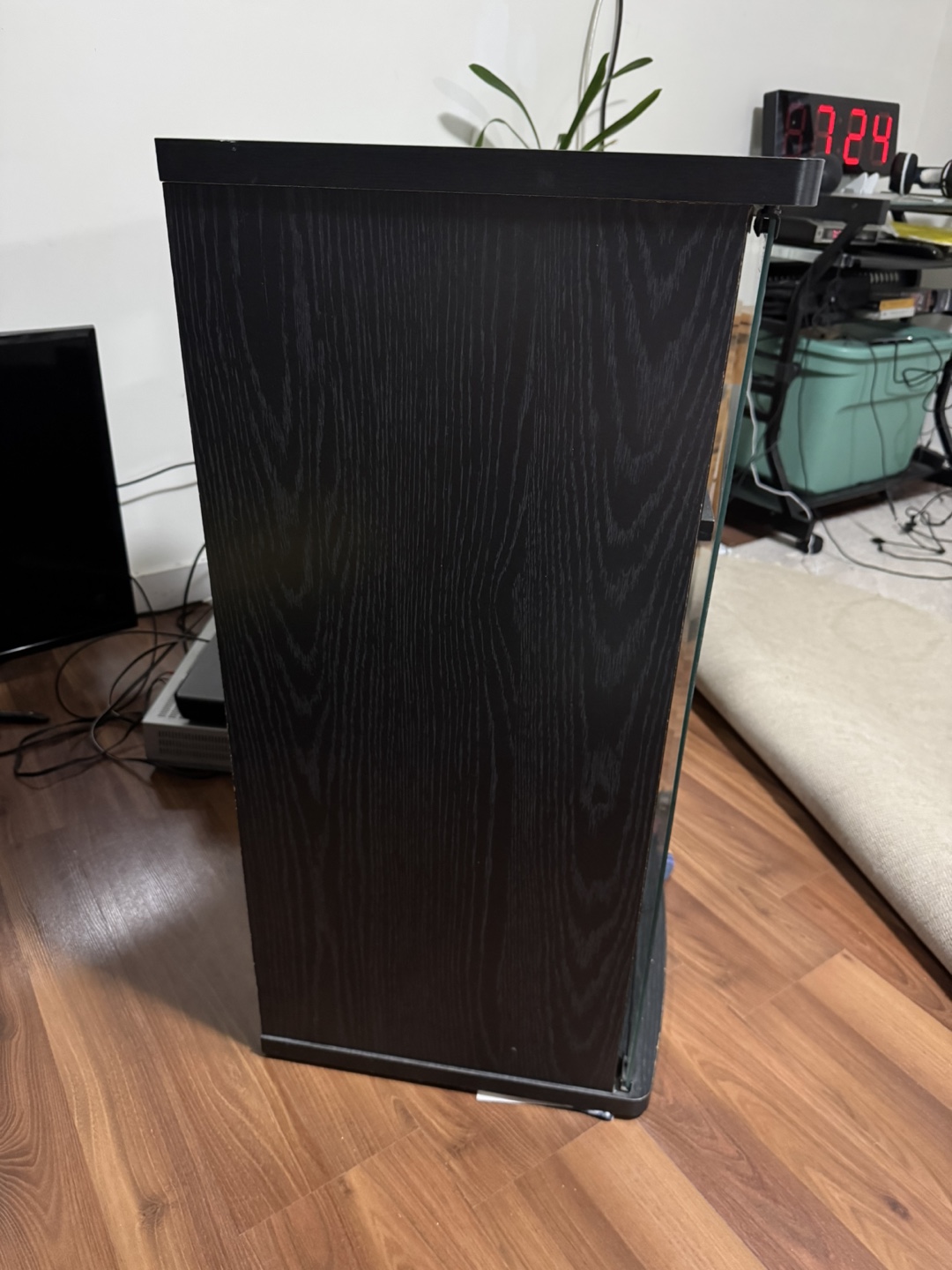 Black Glass Display Cabinet - photo 3