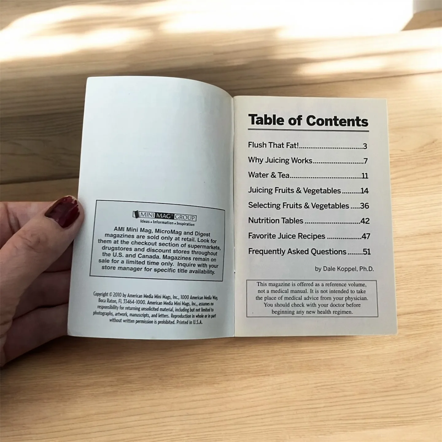America Media Mini Magazine Flush That Fat! Juicing Guide Diet image indicator(3)