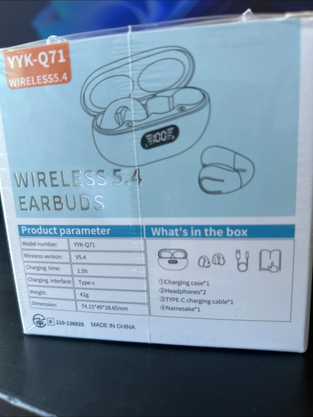 New YYK-Q71 Wireless 5.4 Earbuds image indicator(4)