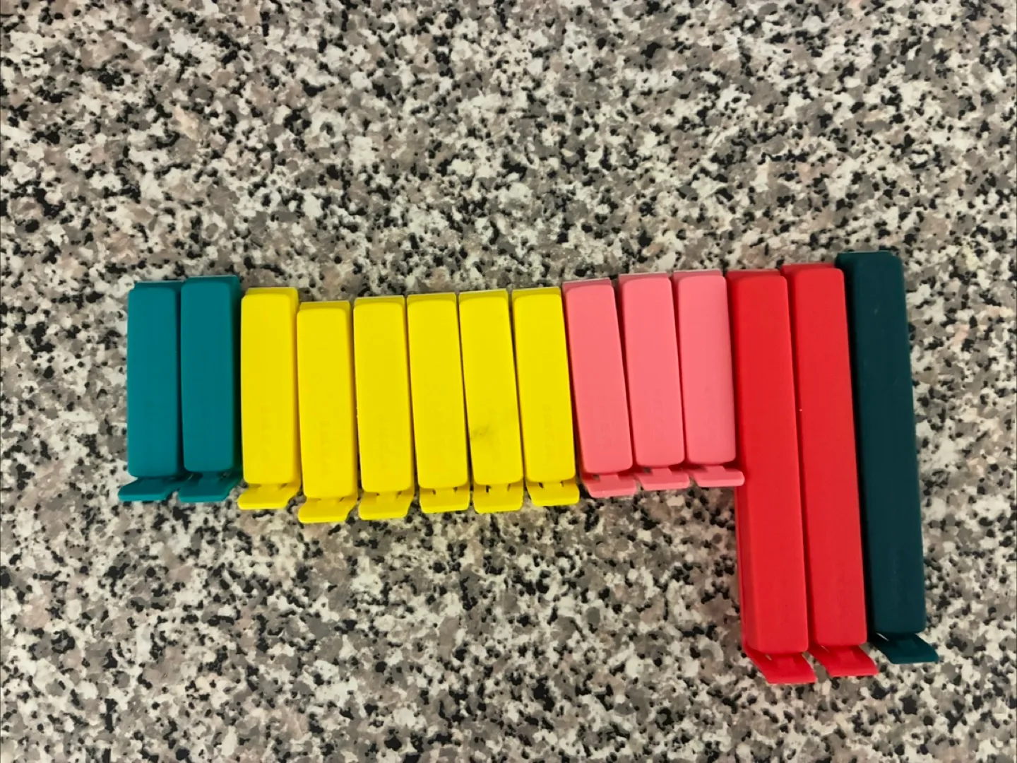 Bag Sealing Clips - Multi-Coloured thumbnail