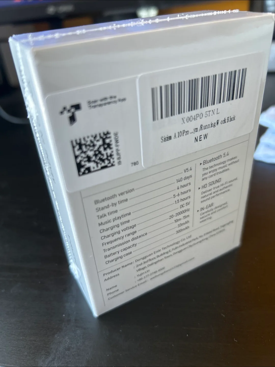 New A10 Pro True Wireless Earphones - Black image indicator(5)