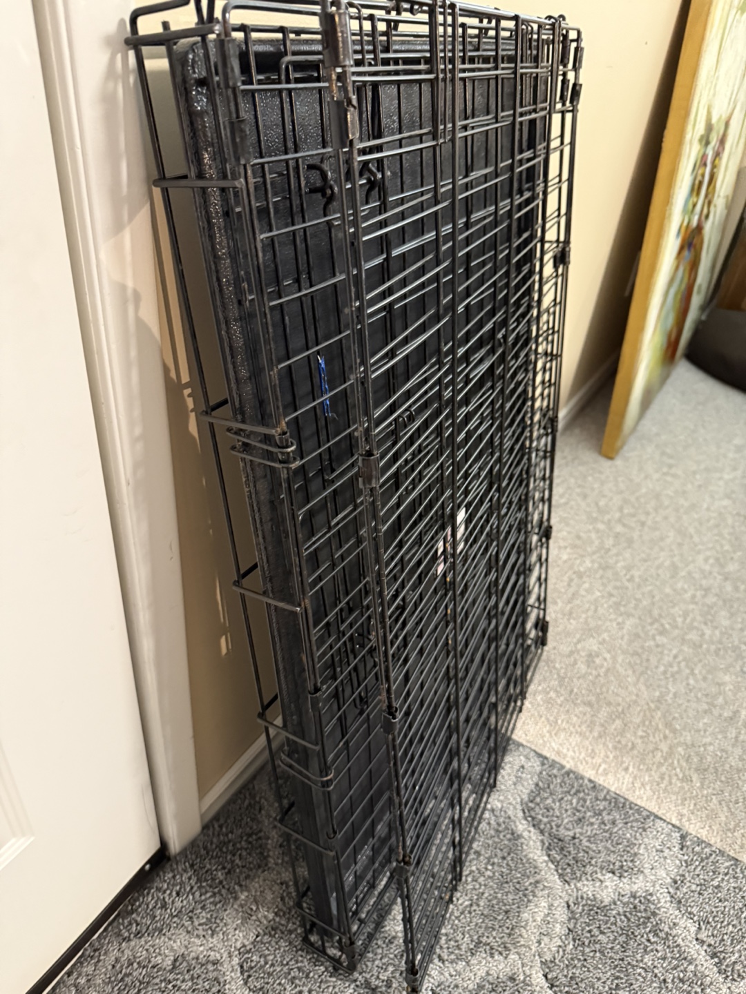 Dog Crate - Black Metal - photo 2