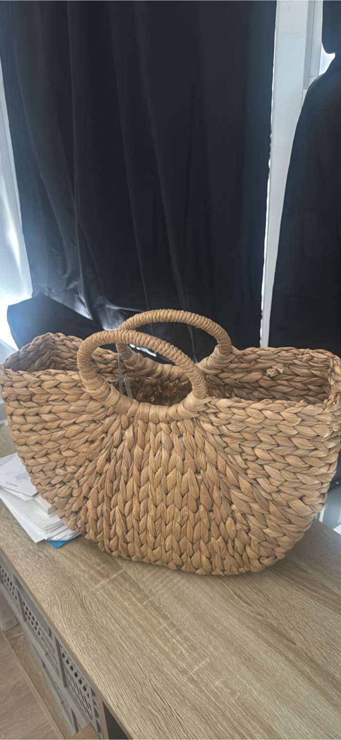 Target Woven Basket Tote Bag - One Size