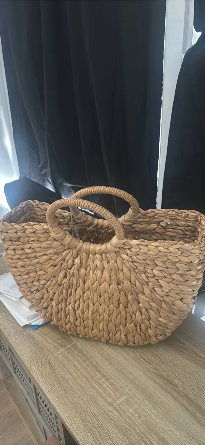 Target Woven Basket Tote Bag - One Size thumbnail