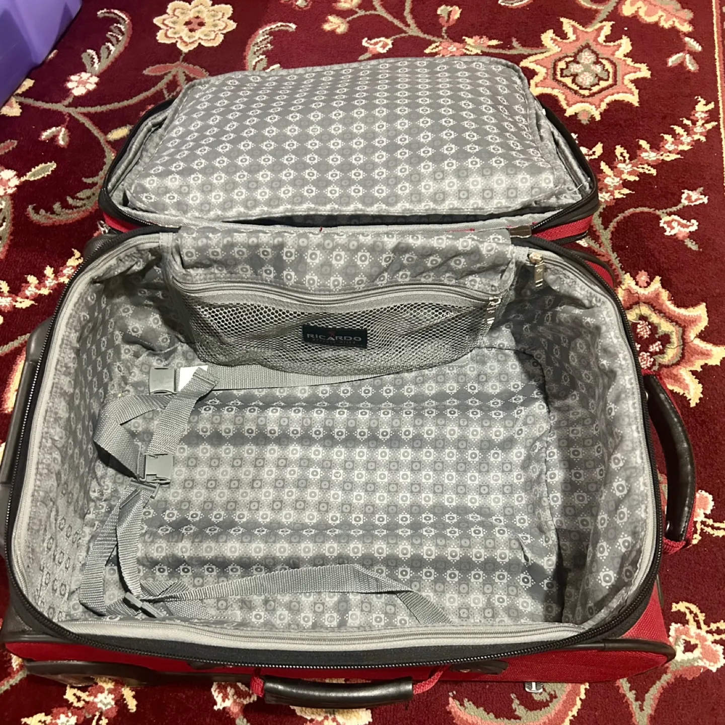 🧳 Ricardo Beverly Hills Red Carry-On Luggage (22”) image indicator(5)