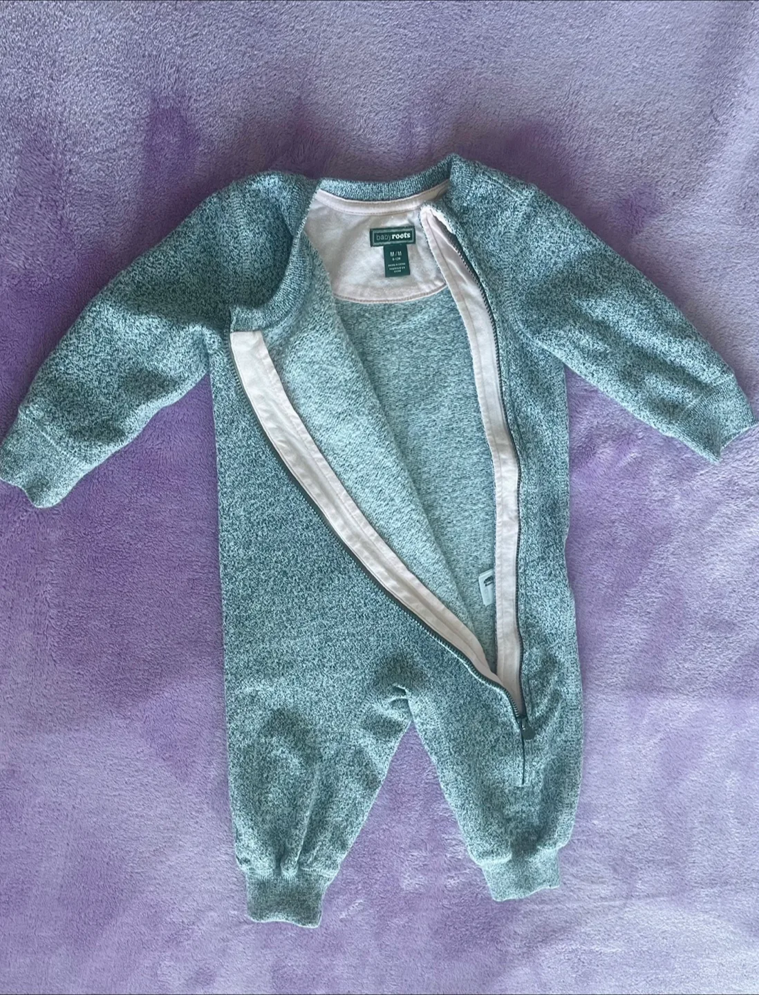 Roots Baby Zip Up Onesie image indicator(3)