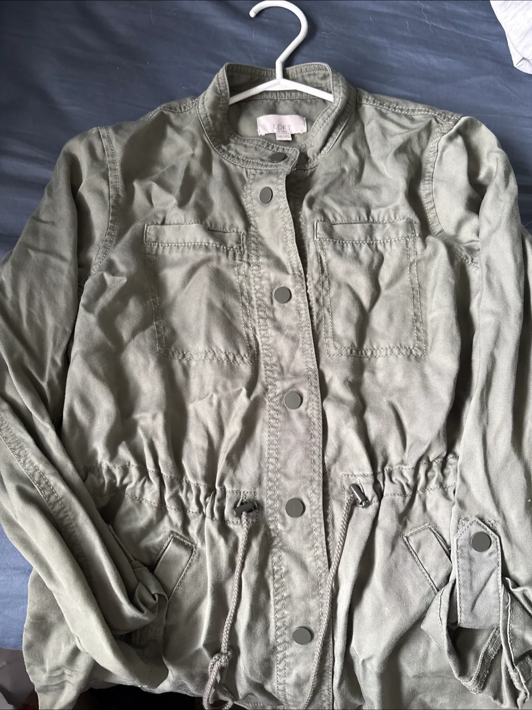LOFT Olive Green Jacket thumbnail