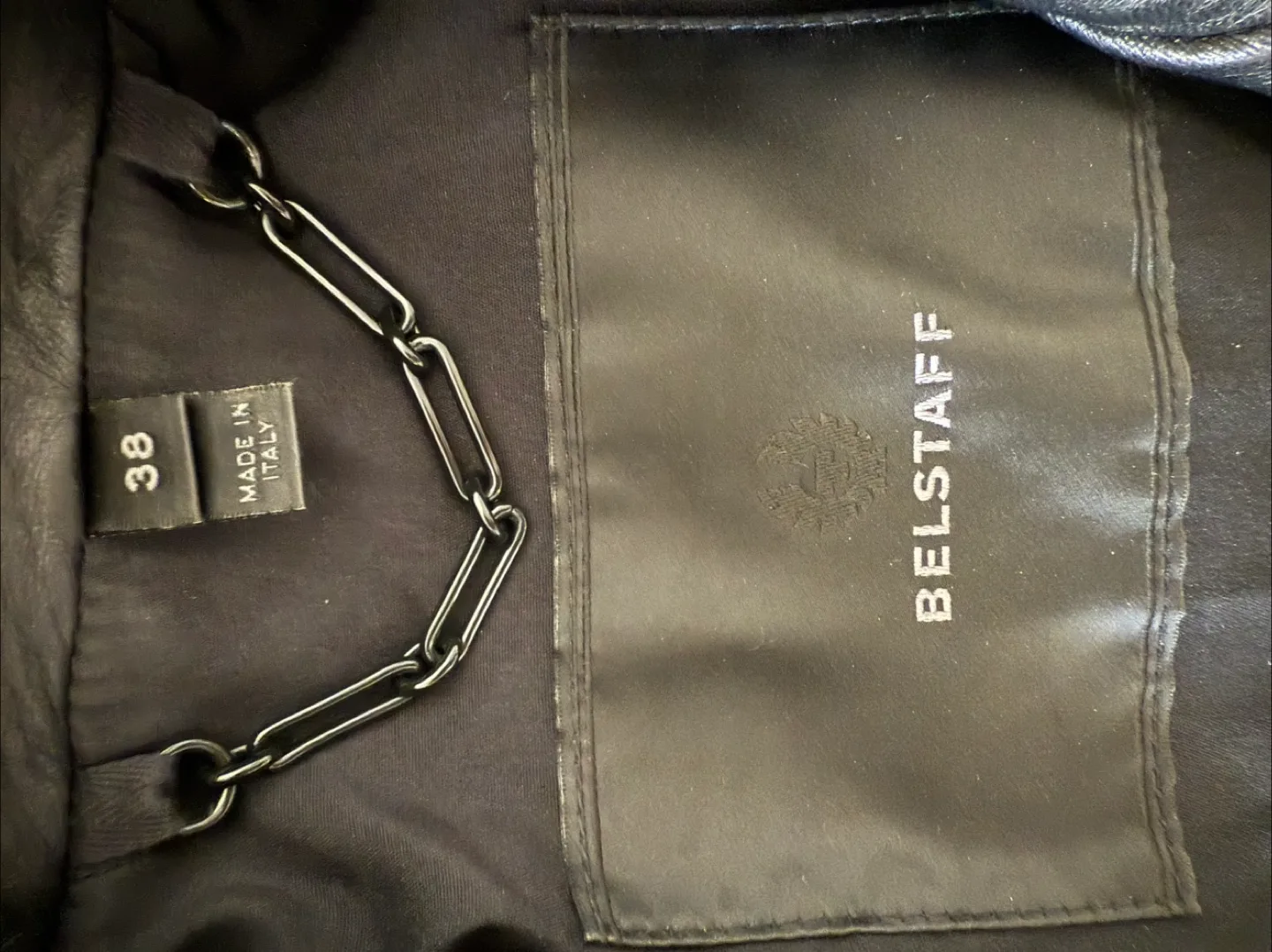 Belstaff Woman’s Black Leather Jacket image indicator(6)