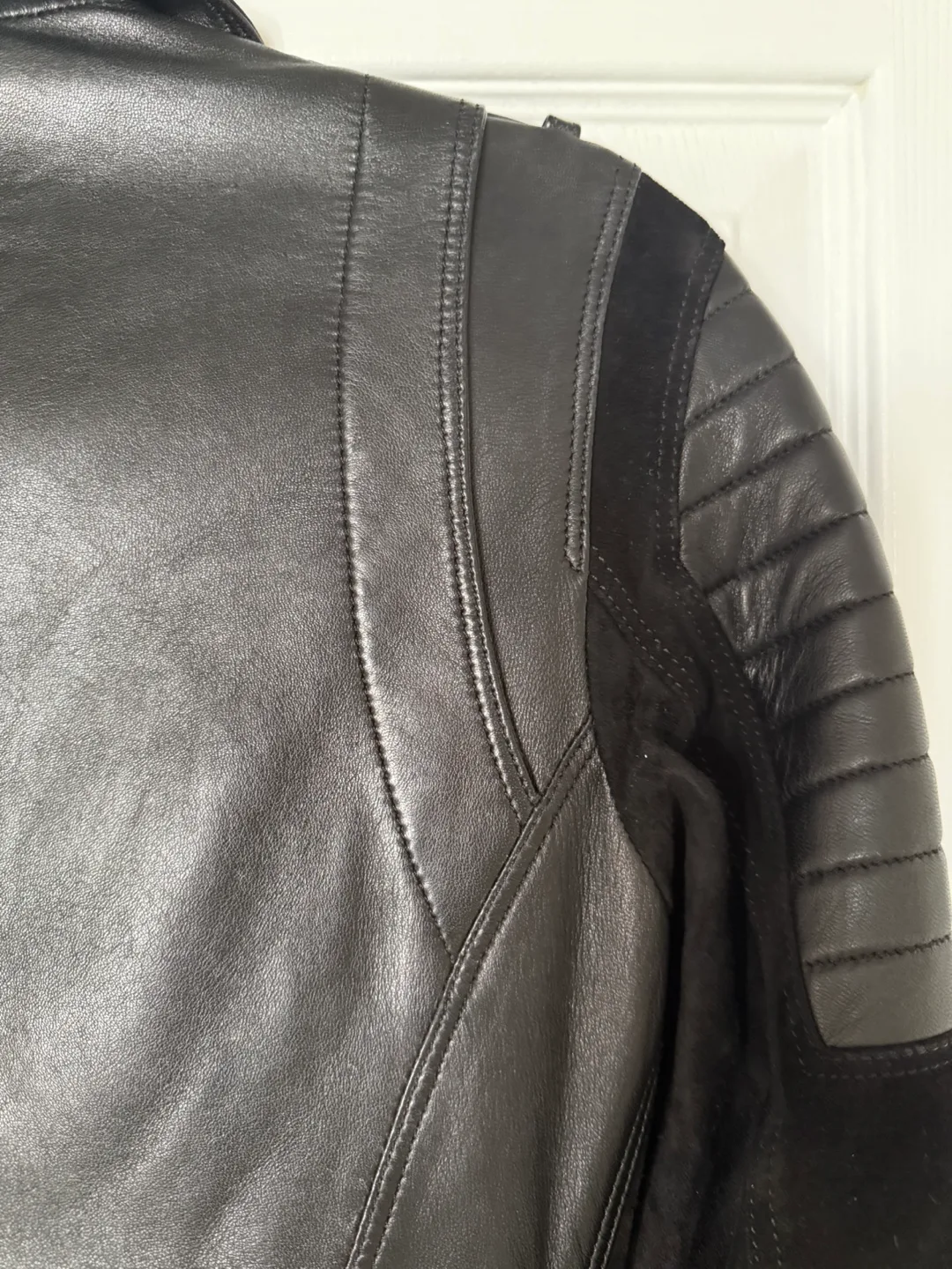 Belstaff Woman’s Black Leather Jacket image indicator(5)