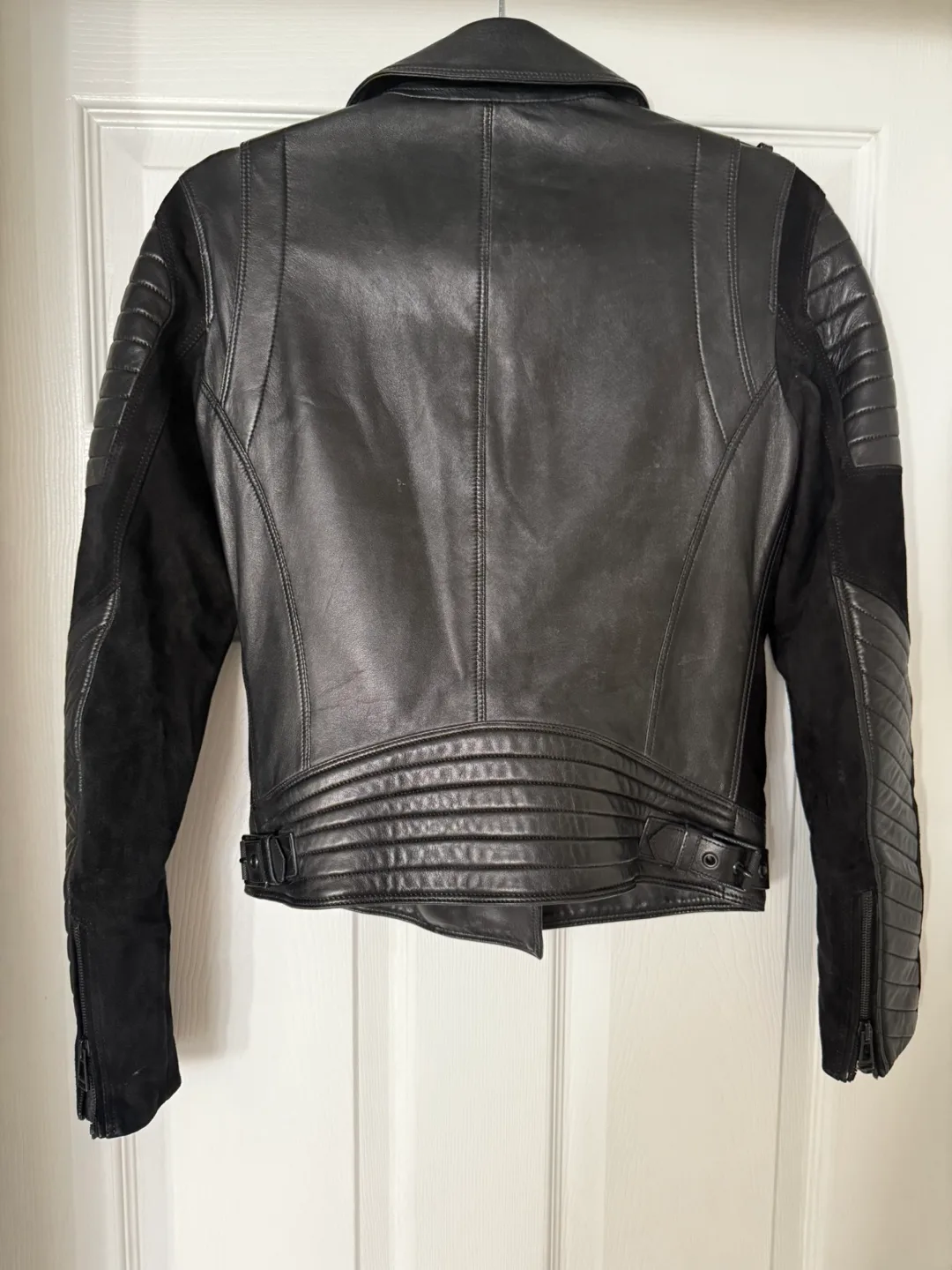 Belstaff Woman’s Black Leather Jacket image indicator(3)