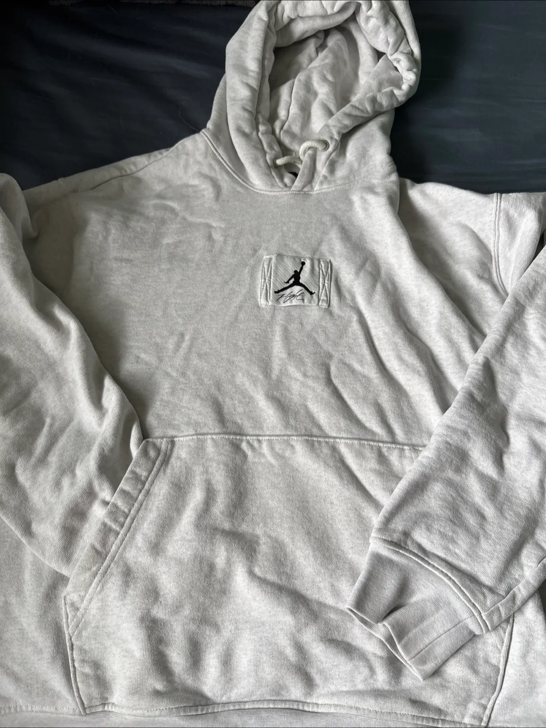 Jordan Flight Fleece Pullover Hoodie - Grey thumbnail